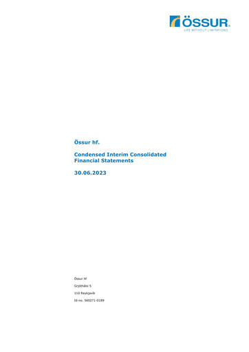 Thumbnail Embla Medical Financial Statement 2023-h1