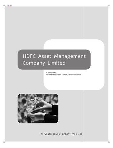 Vorschaubild HDFC Asset Management Company Limited Jahresbericht 2009-2010