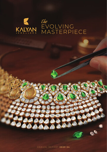 Thumbnail Kalyan Jewellers India Annual Report 2023-2024
