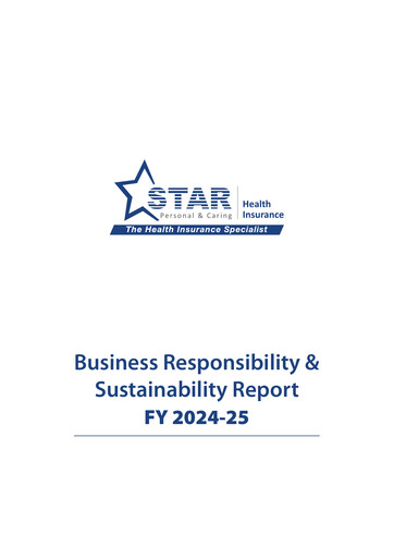 Thumbnail Star Health and Allied Insurance Company ESG Report 2024-2025