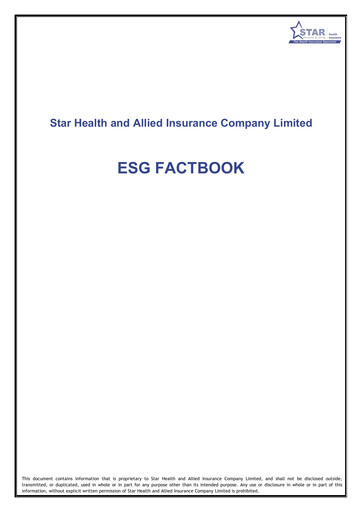 Thumbnail Star Health and Allied Insurance Company Sustainability Report 2022-2023