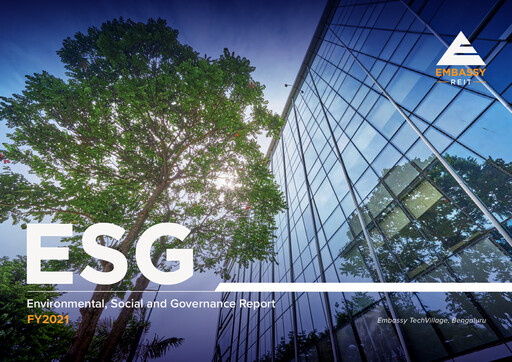 Thumbnail Embassy Office Parks REIT ESG Report fy2021