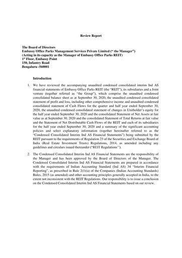 Thumbnail Embassy Office Parks REIT Quarterly Report 2020-q2