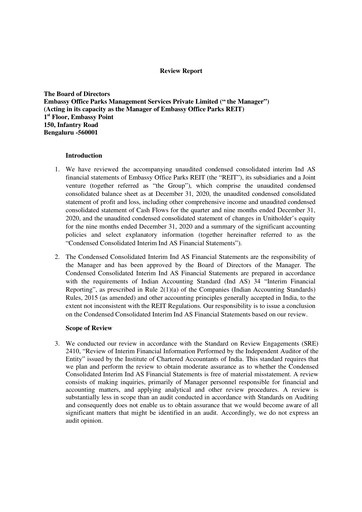 Thumbnail Embassy Office Parks REIT Quarterly Report 2020-q3
