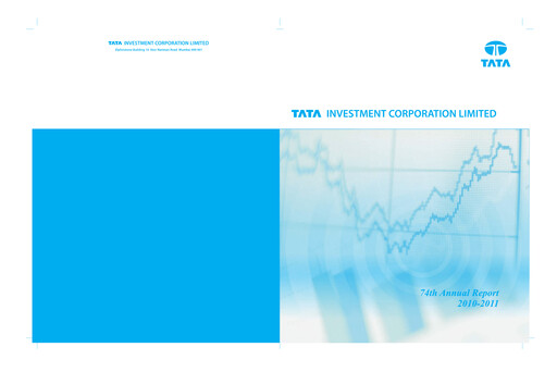 Vorschaubild Tata Investment Corporation Jahresbericht 2010-2011