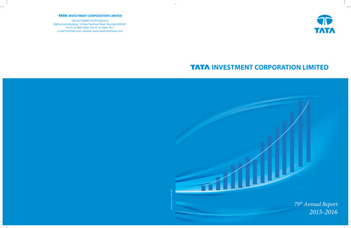 Vorschaubild Tata Investment Corporation Jahresbericht 2015-2016