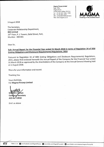 Vorschaubild Poonawalla Fincorp Jahresbericht 2017-2018