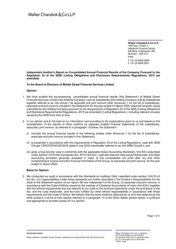 Thumbnail Motilal Oswal Financial Services Financial Statement 2019-2020