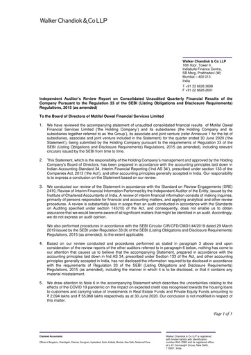 Thumbnail Motilal Oswal Financial Services Quarterly Report 2020-q1