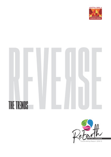 Thumbnail Aditya Birla Fashion and Retail Sustainability Report 2018-2019