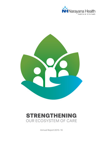 Thumbnail Narayana Hrudayalaya Annual Report 2015-2016