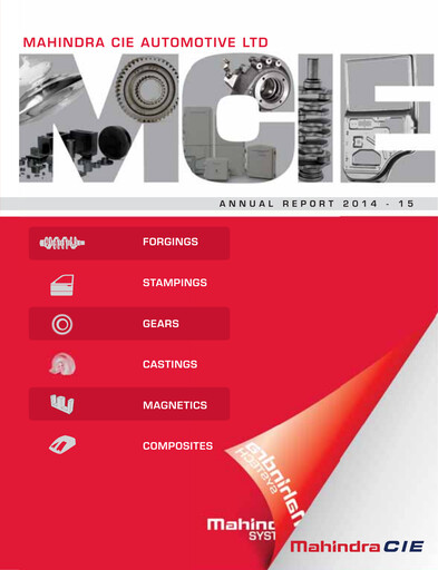 Thumbnail CIE Automotive India Annual Report 2014-2015
