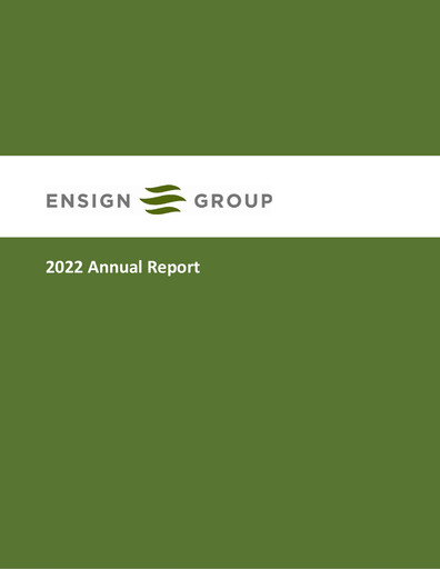 Thumbnail The Ensign Group Annual Report 2022