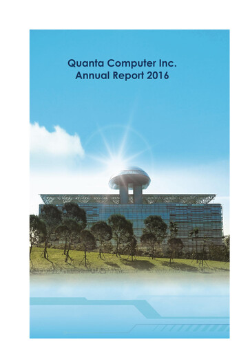 Thumbnail Quanta Computer
 Annual Report 2016