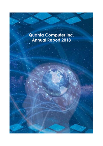Thumbnail Quanta Computer
 Annual Report 2018