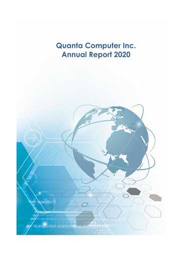 Thumbnail Quanta Computer
 Annual Report 2020