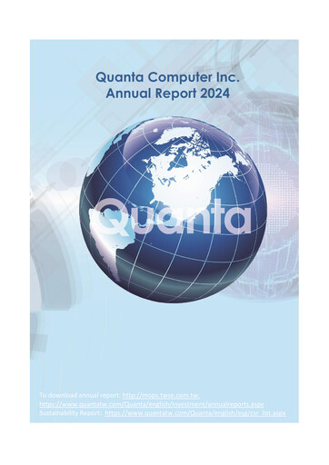 Thumbnail Quanta Computer
 Annual Report 2024