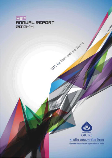 Thumbnail General Insurance Corporation of India
 Annual Report 2013-2014