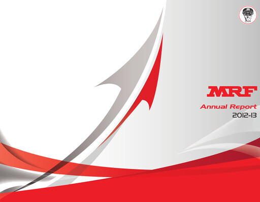 Thumbnail Madras Rubber Factory Annual Report 2012-2013