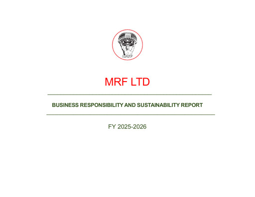 Thumbnail Madras Rubber Factory ESG Report 2025-2026