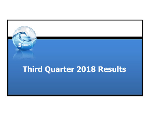 Thumbnail A. O. Smith Quarterly Report 2018-q3