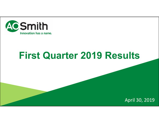 Thumbnail A. O. Smith Quarterly Report 2019-q1