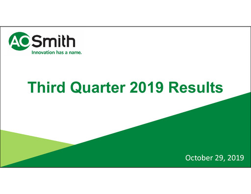 Thumbnail A. O. Smith Quarterly Report 2019-q3