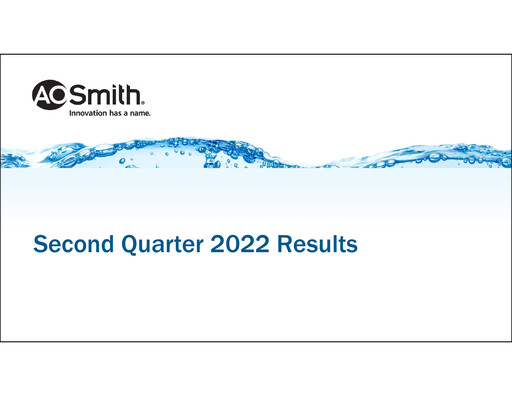 Thumbnail A. O. Smith Quarterly Report 2022-q2