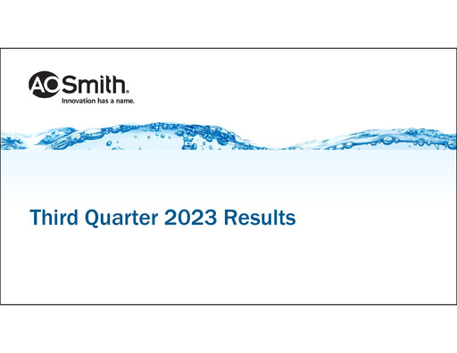 Thumbnail A. O. Smith Quarterly Report 2023-q3