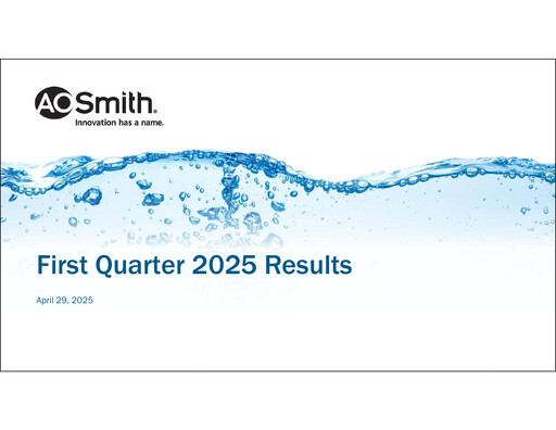 Thumbnail A. O. Smith Quarterly Report 2025-q1