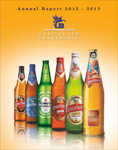 Miniature United Breweries Rapport annuel 2012-2013