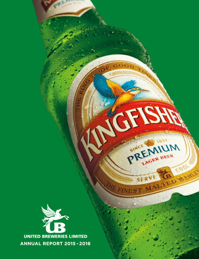 Miniature United Breweries Rapport annuel 2015-2016