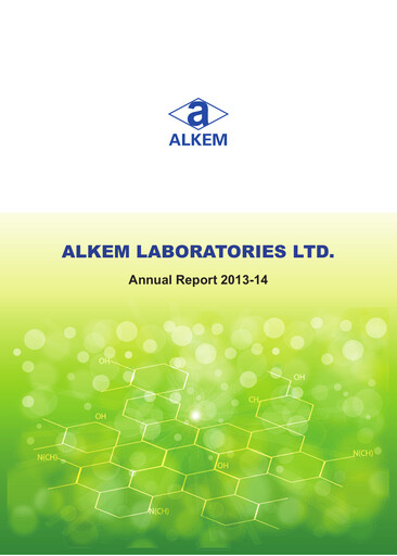 Vorschaubild Alkem Laboratories
 Jahresbericht 2013-2014