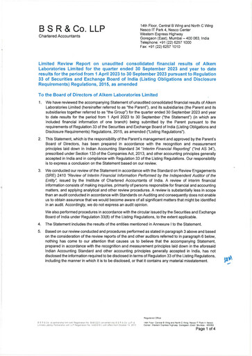 Thumbnail Alkem Laboratories
 Quarterly Report 2023-q2