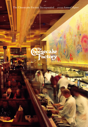 Thumbnail The Cheesecake Factory
 Annual Report 2009