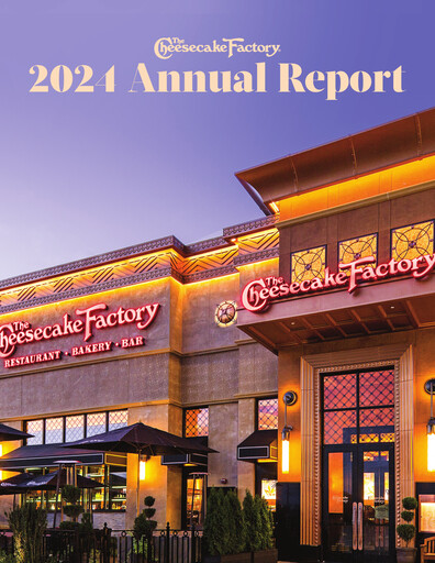 Thumbnail The Cheesecake Factory
 Annual Report 2024