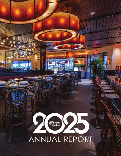 Thumbnail The Cheesecake Factory
 Annual Report 2025