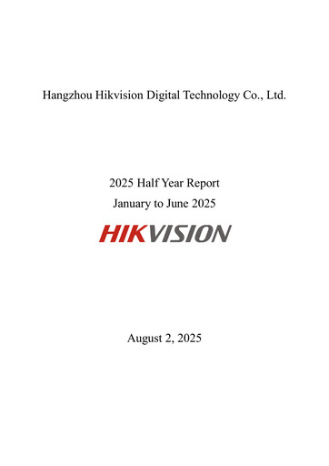 Thumbnail Hikvision
 Half-year Report 2025-h1