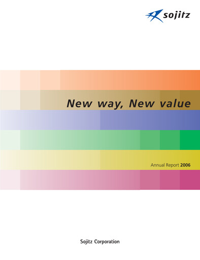 Thumbnail Sojitz Corporation Annual Report 2006