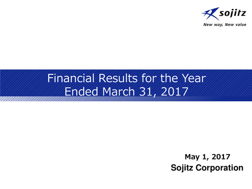 Thumbnail Sojitz Corporation Financial Statement fy2016
