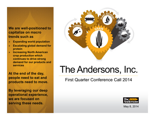 Thumbnail The Andersons, Inc. Quarterly Report 2014-q1