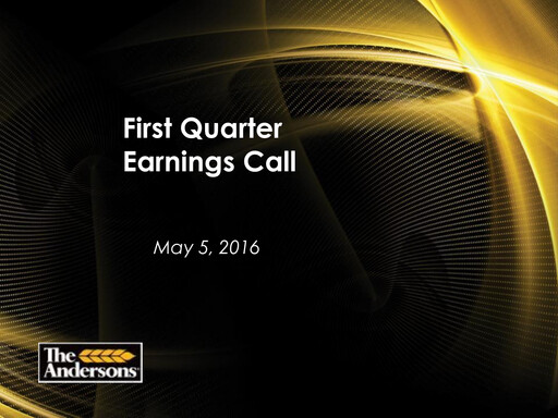 Thumbnail The Andersons, Inc. Quarterly Report 2016-q1