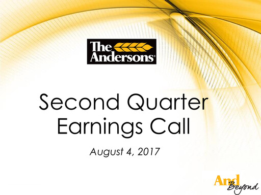 Thumbnail The Andersons, Inc. Quarterly Report 2017-q2