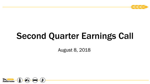 Thumbnail The Andersons, Inc. Quarterly Report 2018-q2