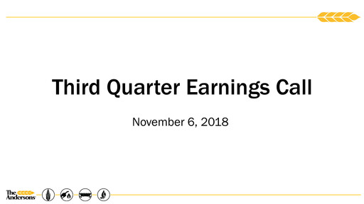 Thumbnail The Andersons, Inc. Quarterly Report 2018-q3