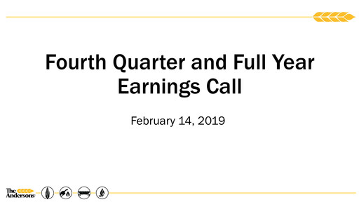 Thumbnail The Andersons, Inc. Quarterly Report 2018-q4