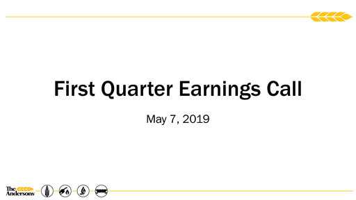 Thumbnail The Andersons, Inc. Quarterly Report 2019-q1