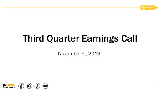 Thumbnail The Andersons, Inc. Quarterly Report 2019-q3