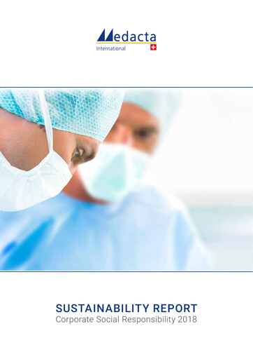Thumbnail Medacta Group Sustainability Report 2018