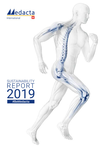 Thumbnail Medacta Group Sustainability Report 2019